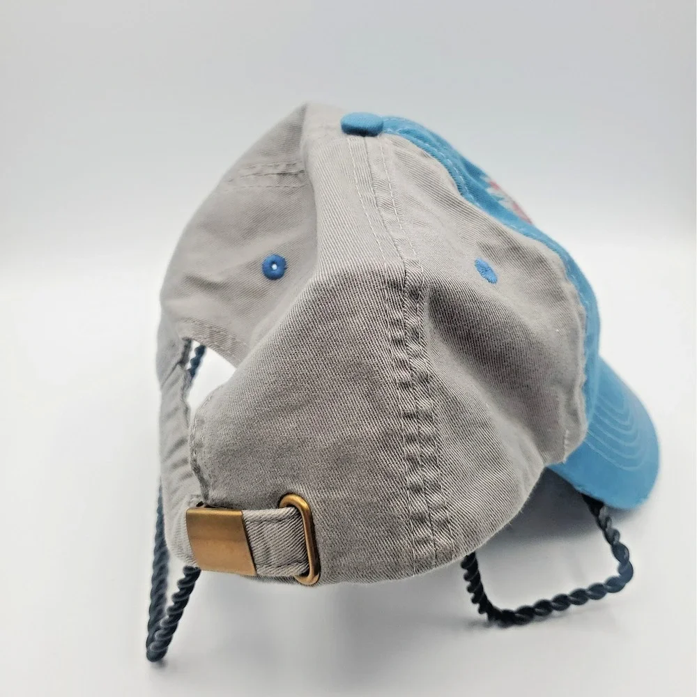 Walt Disney World Disneyland Resort Donald Duck Upset Hat Blue Slideback VTG